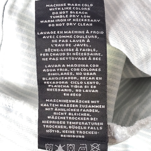 New J Brand Maxi Denim Bleach Striped Jacket Dress NWT Size XS - Picture 16 of 16